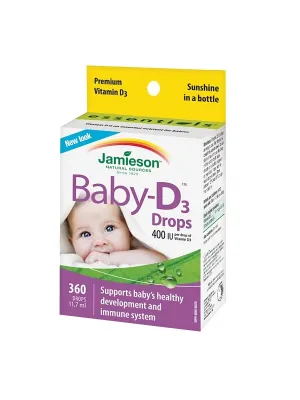 JAMIESON Baby-D3 Vitamin D3 400 IU Tropfen 11,7 ml