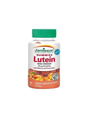 JAMIESON Lutein mit Heidelbeere und Zeaxanthin Gelatinepastillen 60 Stück