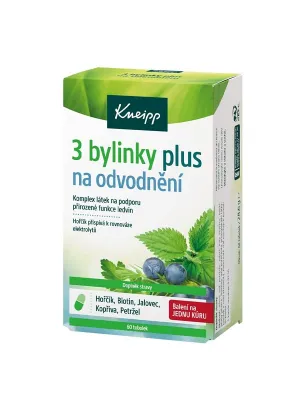 Kneipp 3 Kräuter für die Entwässerung 60 Kapseln