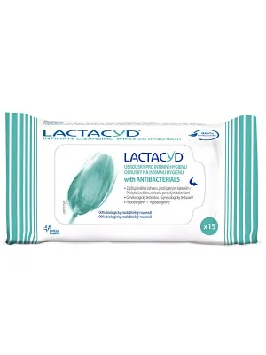 Lactacyd Antibakterielle Intimpflegetücher 15 Stück