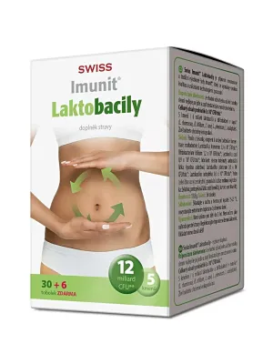 Laktobazillen SWISS Imunit 30+6 Kapseln