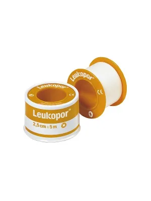 Leukoplast Leukopor Rollenpflaster für empfindliche Haut 2,5 cm x 5 m