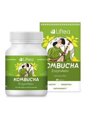 LIFTEA Kombucha EnzymAktiv 60 Kapseln