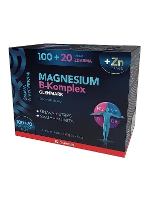 Magnesium B-Komplex Glenmark 100+20 Tabletten