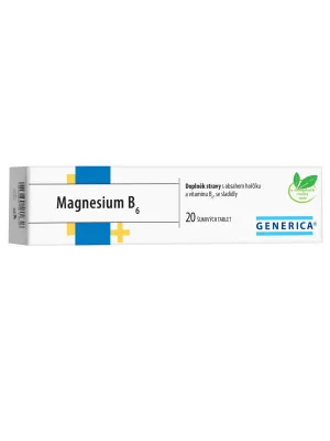 Magnesium + B6 Generica 20 Brausetabletten