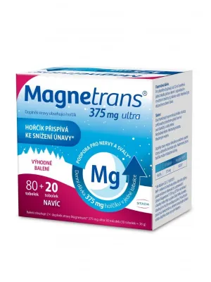 Walmark Magnetrans ultra 375 mg 80+20 Kapseln Weihnachtspackung 2022