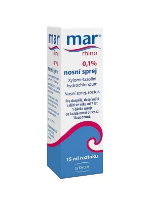 Mar Rhino 0.1% Nasenspray für Erwachsene 15 ml