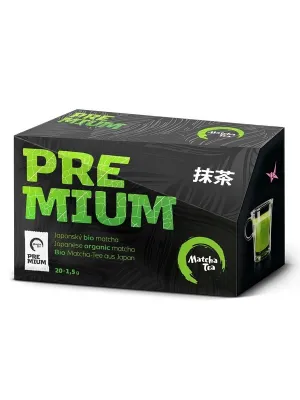 Matcha Premium Grüntee fein gemahlen BIO 20 Beutel x 1.5 g