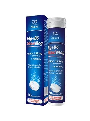 MaxiMag Magnesium+B6 3x 20 Brausetabletten