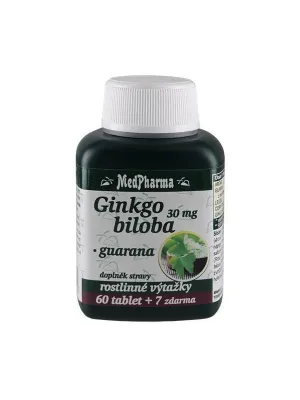 MEDPH Ginkgo Biloba 30 mg + Guarana 67 Tabletten