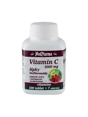 MEDPH Vitamin C 1000 mg mit Hagebutten 107 Tabletten