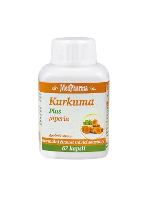 MedPharma Kurkuma Plus Piperin 67 Kapseln