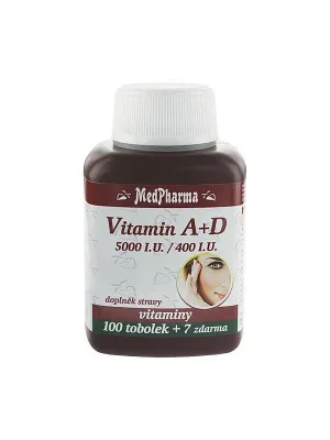 MedPharma Vitamin A + D (5000 I.E./400 I.E.) 107 Kapseln