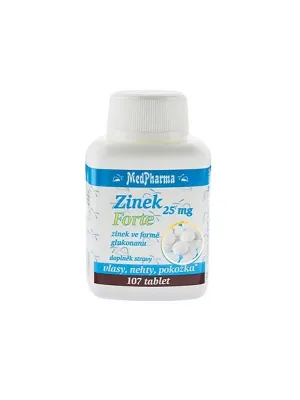 MedPharma Zink 25 mg Forte 107 Tabletten