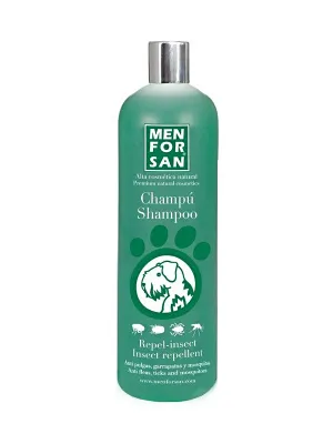 Menforsan Natürliches Shampoo gegen Insekten für Hunde 1000 ml