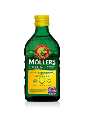 MÖLLER'S Omega 3 Fischöl Zitrone 250 ml