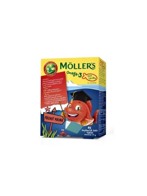 MÖLLER'S OMEGA 3 GELEEFISCHE 45 STÜCK