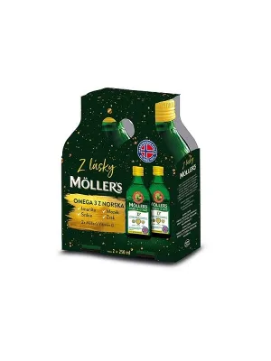 MÖLLER'S Omega 3 Geschenkpaket / mit Zitronengeschmack 2x 250 ml