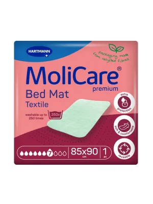 MoliCare Premium BedMat Bettschutzunterlage 7 Tropfen 85 x 90 cm 1 Stück