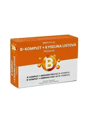 MOVit Energy B-Komplex + Folsäure PREMIUM 30 Tabletten