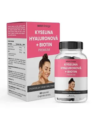 MOVit Energy Hyaluronsäure + Biotin PREMIUM 60 Kapseln