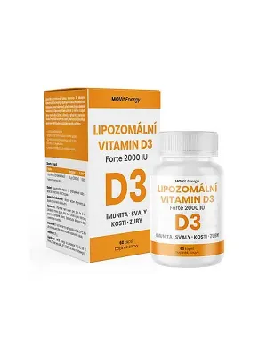 MOVit Energy Liposomales Vitamin D3 Forte 2000 IU 60 Kapseln