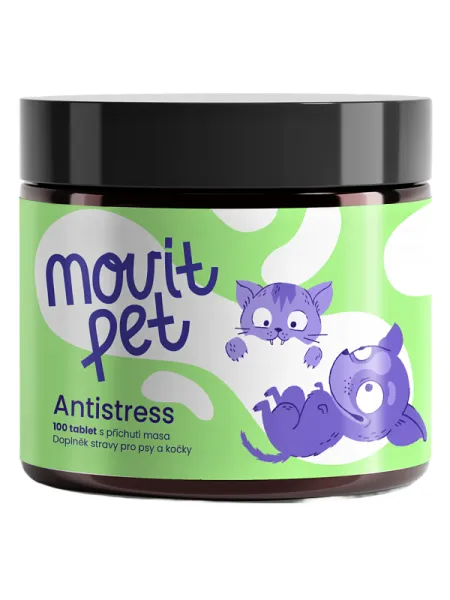 MOVit PET Antistress mit Fleischgeschmack 100 Tabletten