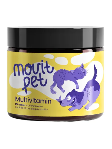 MOVit PET Multivitamin mit Fleischgeschmack 100 Tabletten