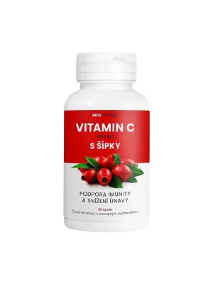 MOVit Vitamin C 1000 mg + Hagebutten 90 Tabletten