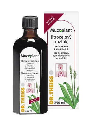 Mucoplant Wegerichlösung mit Echinacea und Vitamin C, ohne Zucker 250 ml