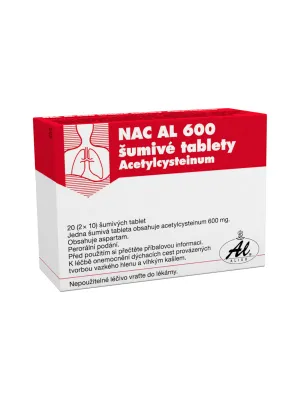 NAC AL 600 mg 20 Brausetabletten