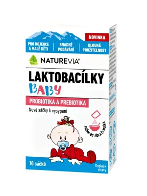 Naturevia Laktobacílky (Laktobazillen) Baby 10 Beutel
