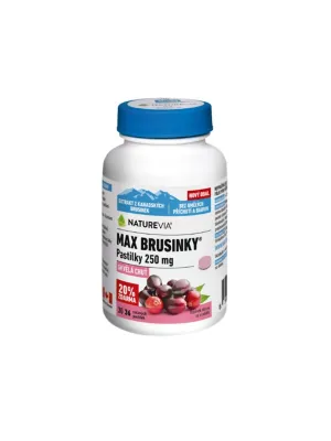 NATUREVIA MAX PREISELBEEREN 36 LUTSCHTABLETTEN