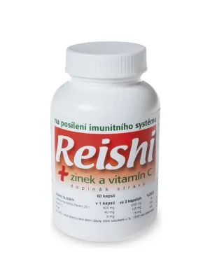 Naturvita Reishi + Zink und Vitamin C 60 Kapseln