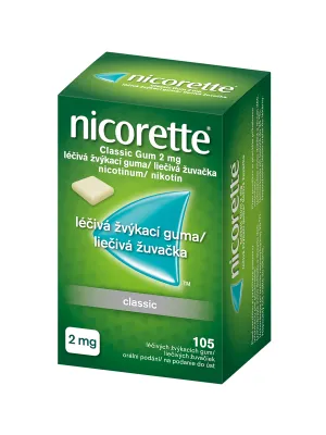 Nicorette Classic Gum 105 Kaugummis x 2mg