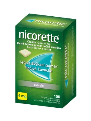 Nicorette Classic Gum 105 Kaugummis x 4 mg