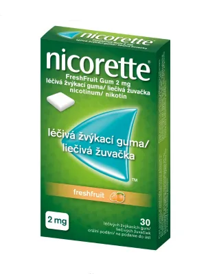 Nicorette Freshfruit Gum 30 Kaugummis x 2 mg