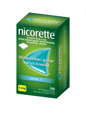 Nicorette Icemint Gum 105 Kaugummis x 4 mg