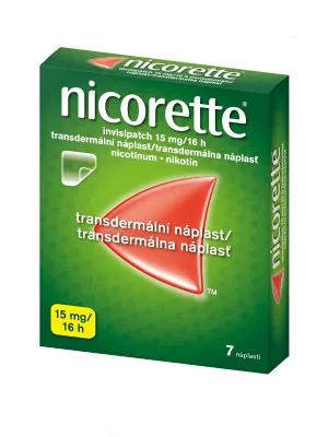 Nicorette Invisipatch 15 mg / 16 Stunden - Trandsdermales Nikotipflaster 7 x 15 mg