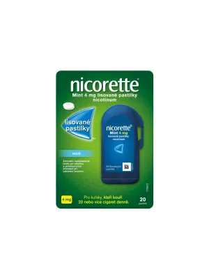Nicorette Mint 4 mg 20 gepresste Pastillen