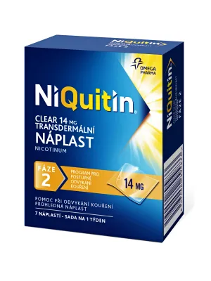 NiQuitin Clear Pflaster 7 x 14 mg / 2. Phase