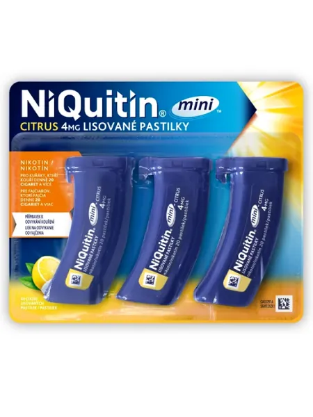 Niquitin Mini Zitrone 4 mg 3x 20 Lutschtabletten