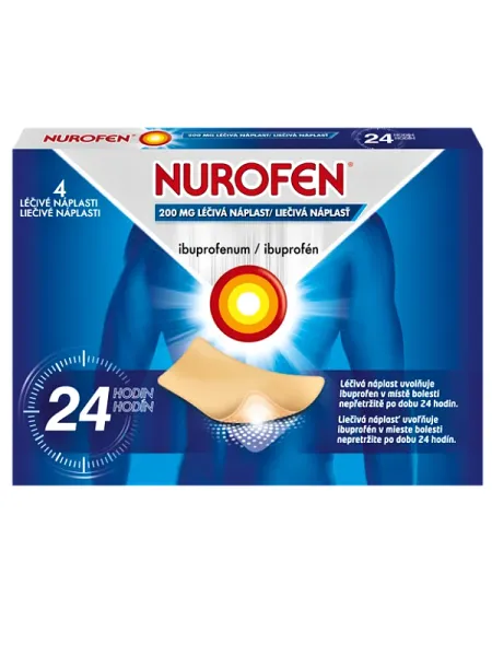 NUROFEN 200 mg Ibuprofen Heilpflaster 4 Stück