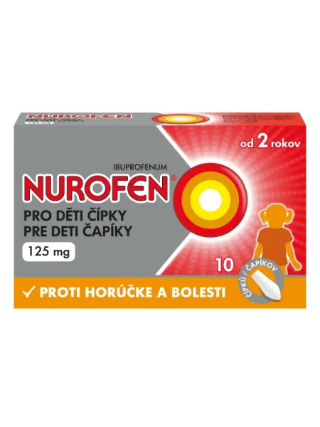 Nurofen für Kinder 125 mg 10 Zäpfchen
