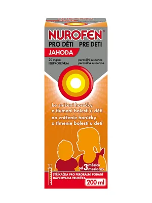 Nurofen für Kinder Erdbeere 20 mg/ml Suspension 200 ml