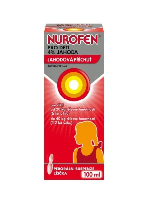 NUROFEN für Kinder Erdbeere 40 mg/ml Suspension 100 ml