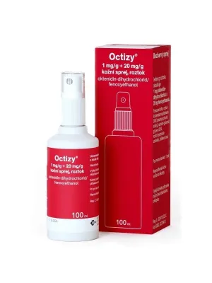 Octizy 1 mg/g + 20 mg/g Hautspray, Lösung 100 ml