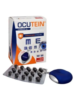OCUTEIN Brillant Lutein 25 mg 90 + 30 Kapseln + Geschenk