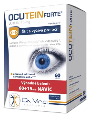 OCUTEIN Forte Lutein 15 mg 60 + 15 Kapseln Gratis