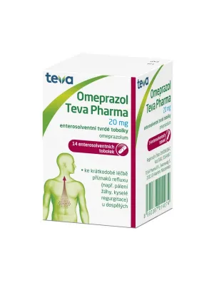 Omeprazol Teva Pharma 20 mg 14 Hartkapseln